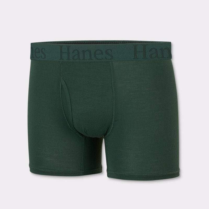 Hanes Originals Boys' 5pk SuperSoft Boxer Briefs S