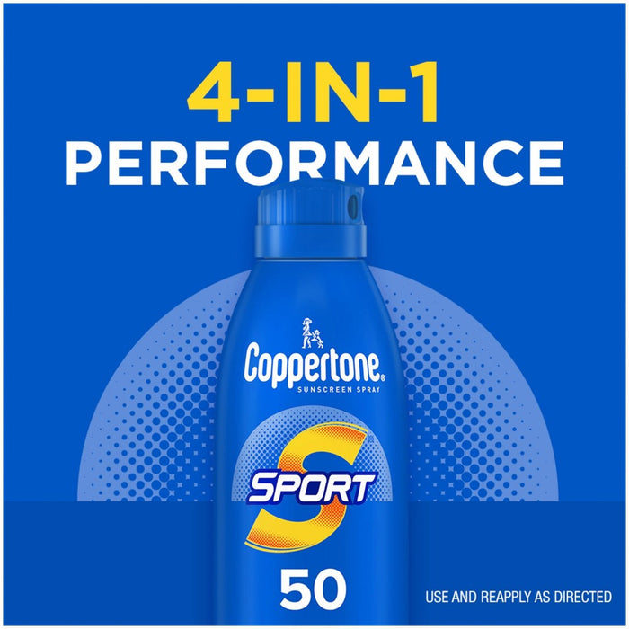 Coppertone Sport Sunscreen Spray - SPF 50 - 11oz - Twin Pack