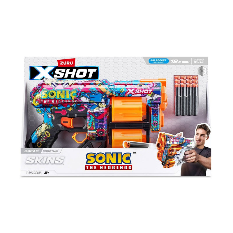 X-Shot Skins Sonic Robotnik Dread Dart Blaster