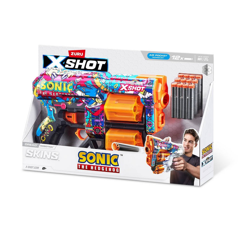 X-Shot Skins Sonic Robotnik Dread Dart Blaster
