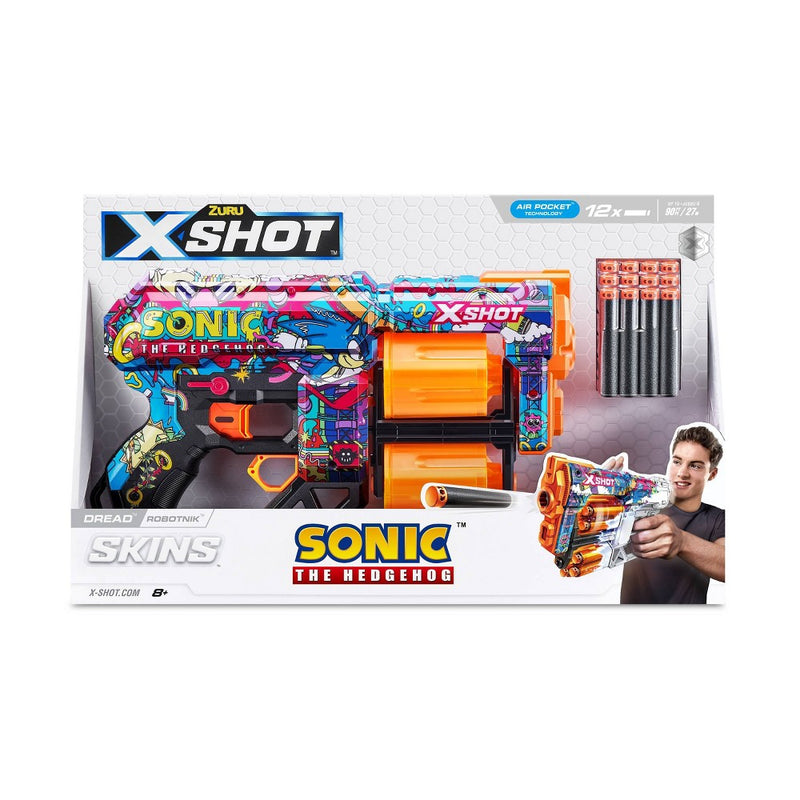X-Shot Skins Sonic Robotnik Dread Dart Blaster
