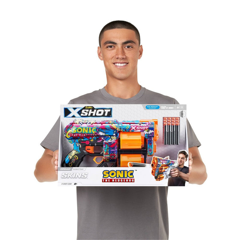 X-Shot Skins Sonic Robotnik Dread Dart Blaster