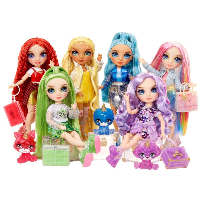 Rainbow High Skyler Blue with Slime Kit & Pet 11'' Shimmer Doll