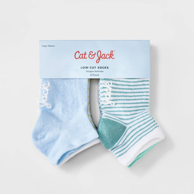 Toddler Low Cut Socks - Cat & Jack 2T-3T