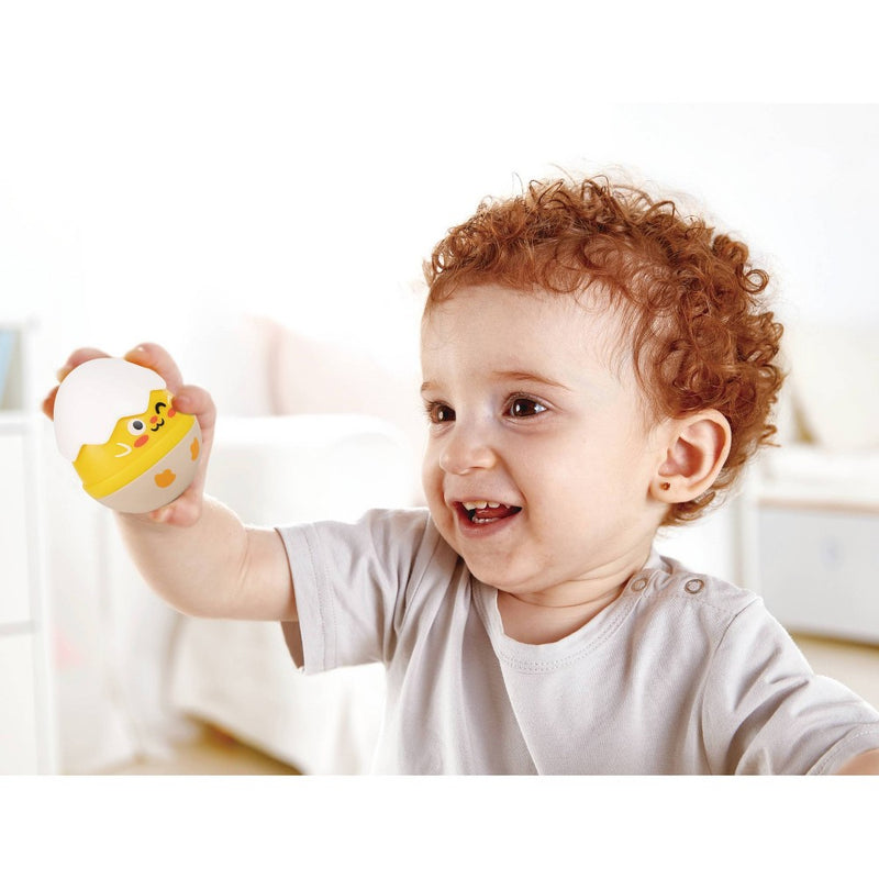 Hape Egg Wobbler Rattle Set - 2pc