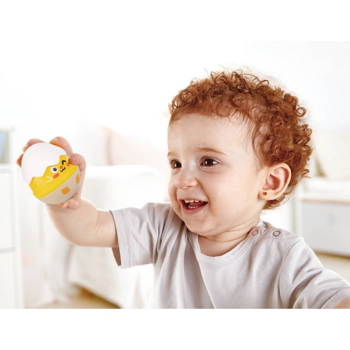 Hape Egg Wobbler Rattle Set - 2pc