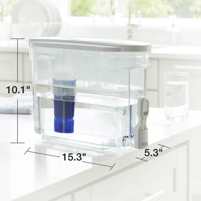 PUR Classic 30-Cup Water Dispenser Filtration System - Blue/White