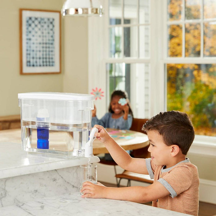 PUR Classic 30-Cup Water Dispenser Filtration System - Blue/White