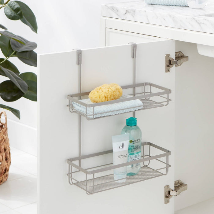 Over the Cabinet Tiered Storage Brushed Nickel - Brightroom
