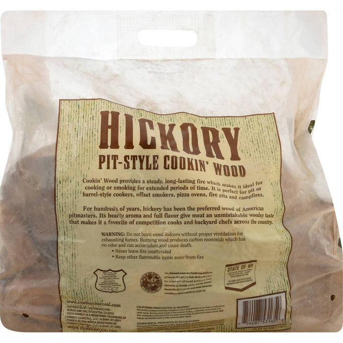 Cowboy .65 cu ft Hickory Cooking Wood (LOCAL PICKUP ONLY)