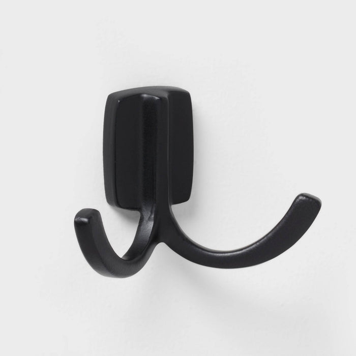 Modern Octopus Hook Matte Black - Brightroom
