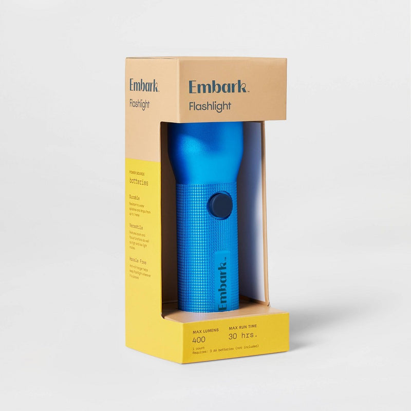 Large LED Flashlight Blue - Embark?