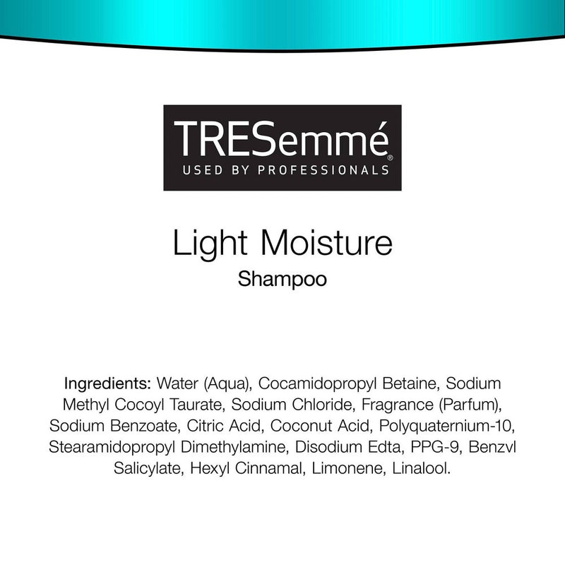 Tresemme Pro Pure For Daily Moisture Light Moisture Shampoo - 16 fl oz