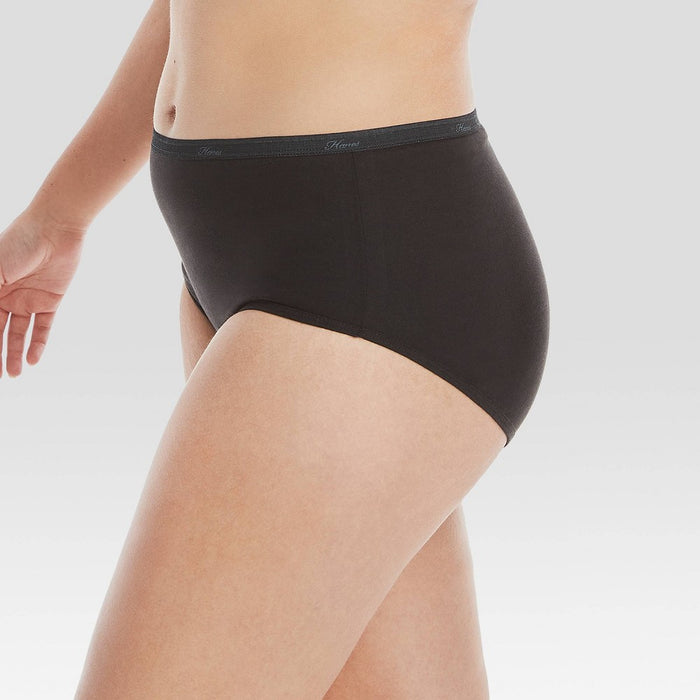Hanes Women's 10pk Cotton Classic Briefs - Colors May Vary 10