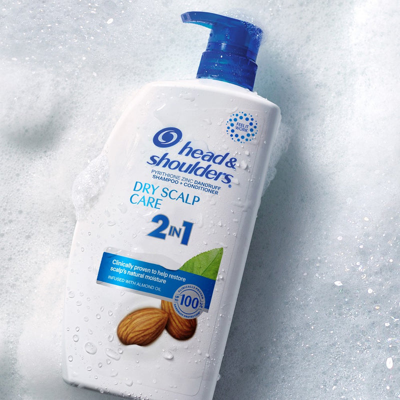Head & Shoulders 2-in-1 Dandruff Shampoo and Conditioner, Anti-Dandruff Treatment, Dry Scalp Care for Daily Use, Paraben-Free - 28.2 fl oz