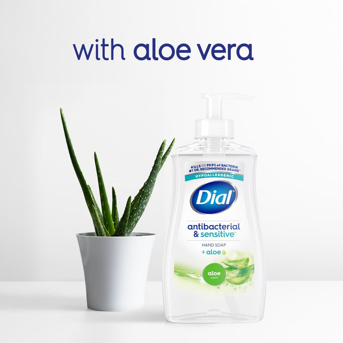 Dial Sensitive Aloe Hand Soap Gel Refill - 52 fl oz