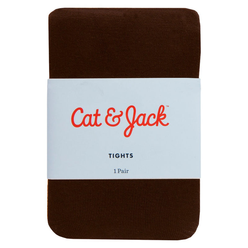 Baby Girls' Solid Tights - Cat & Jack Black 6-12M