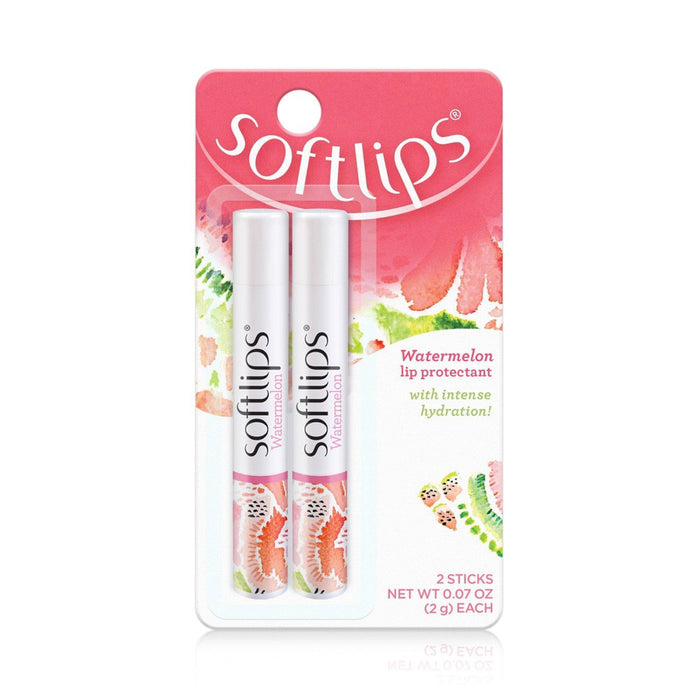 Softlips Lip Balm - Watermelon - 2ct/0.14oz
