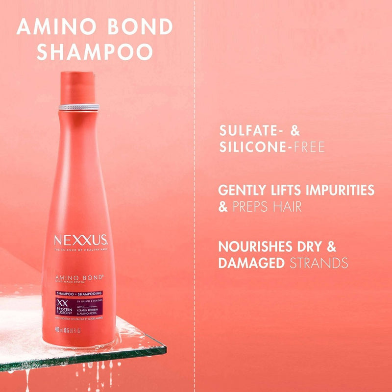 Nexxus Amino Bond Repair Shampoo with Five Amino Acids and Keratin Protein - 13.5oz