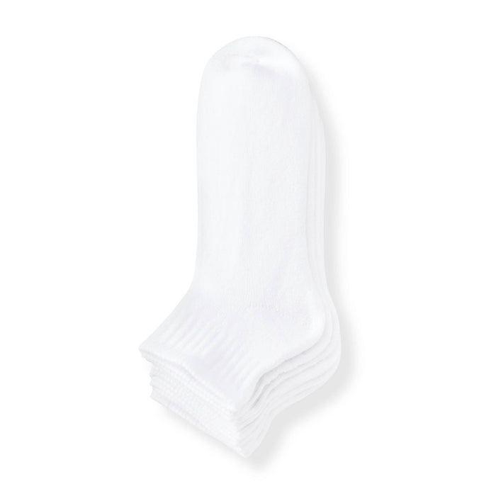 Men's Ankle Socks 5pk - Dealworthy White 6-12