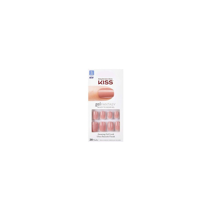 KISS Gel Fantasy Ready-To-Wear Fake Nails - Pink - 28ct
