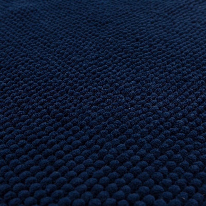 20"x58" Everyday Chenille Bath Runner Navy - Room Essentials