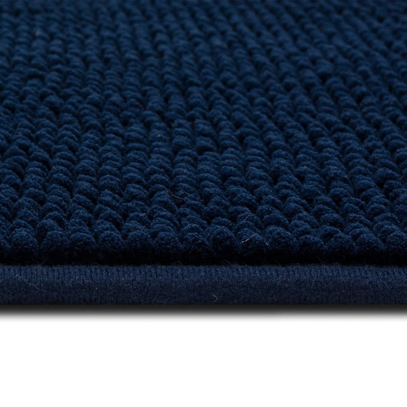 20"x58" Everyday Chenille Bath Runner Navy - Room Essentials