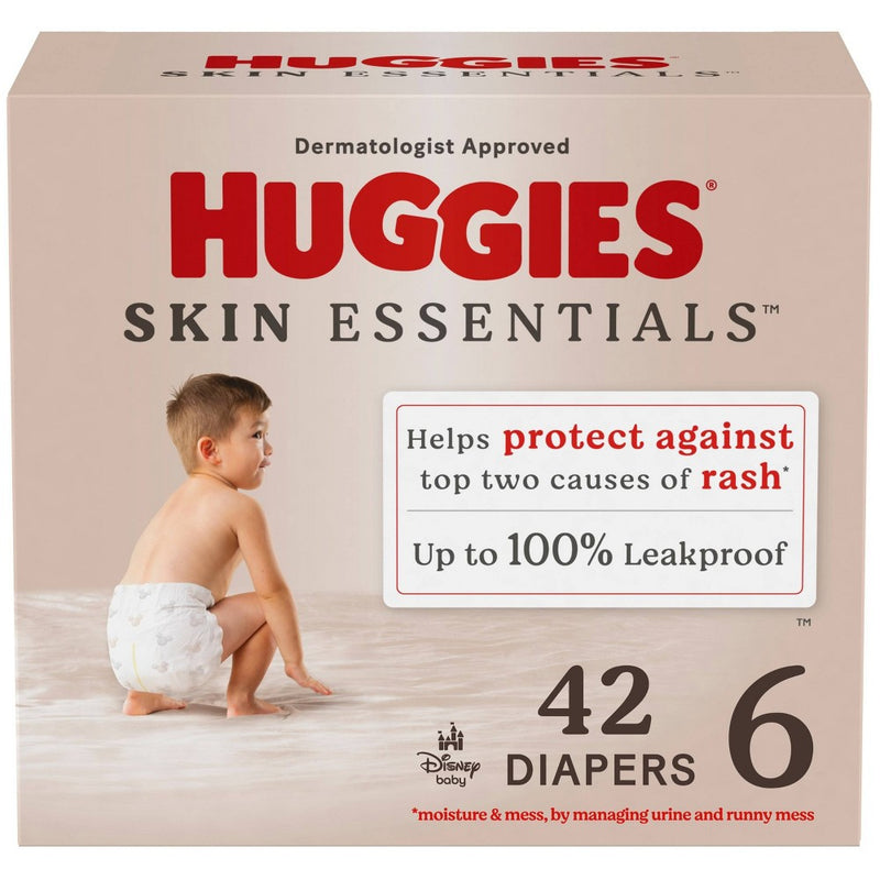 Huggies Skin Essentials Diapers Super Pack - Size 6 - 42ct