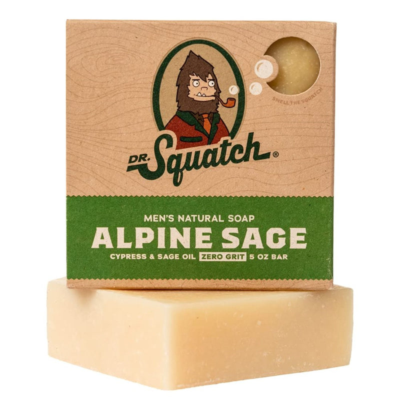 DR. SQUATCH Men's All Natural Bar Soap - Alpine Sage - 5oz