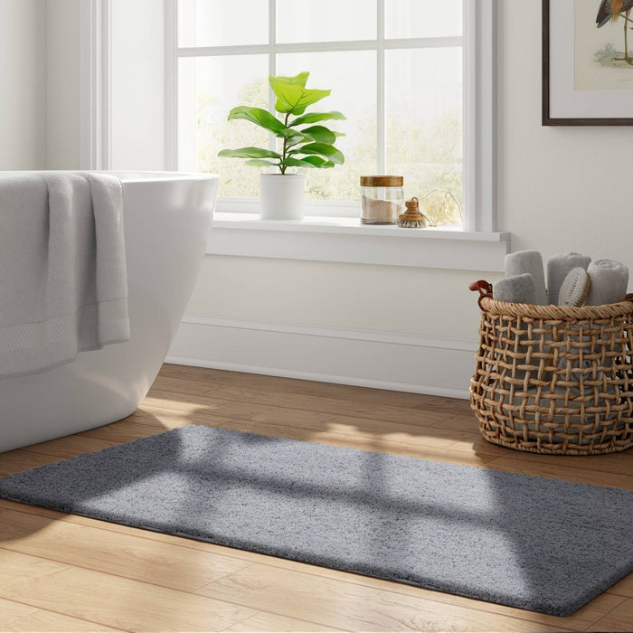 24"x40" Bath Rug Light Gray - Threshold Signature