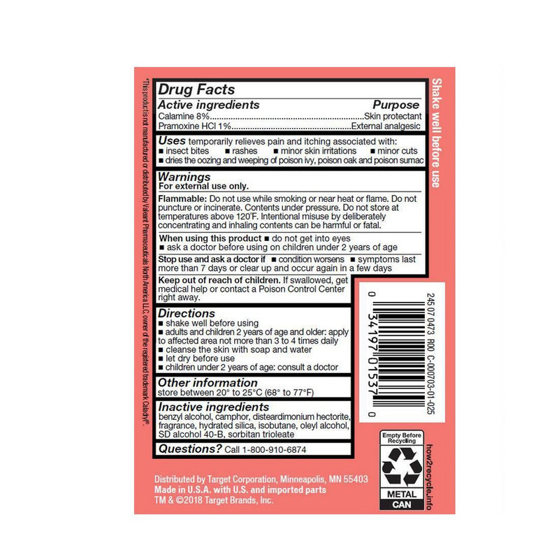 Spray Calamine Lotion - 4.1oz - up & up