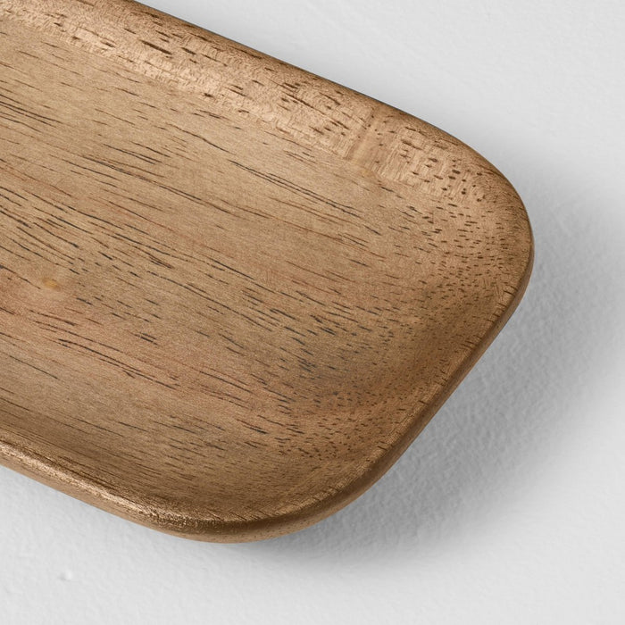 Wood Soap Dish Brown - Casaluna
