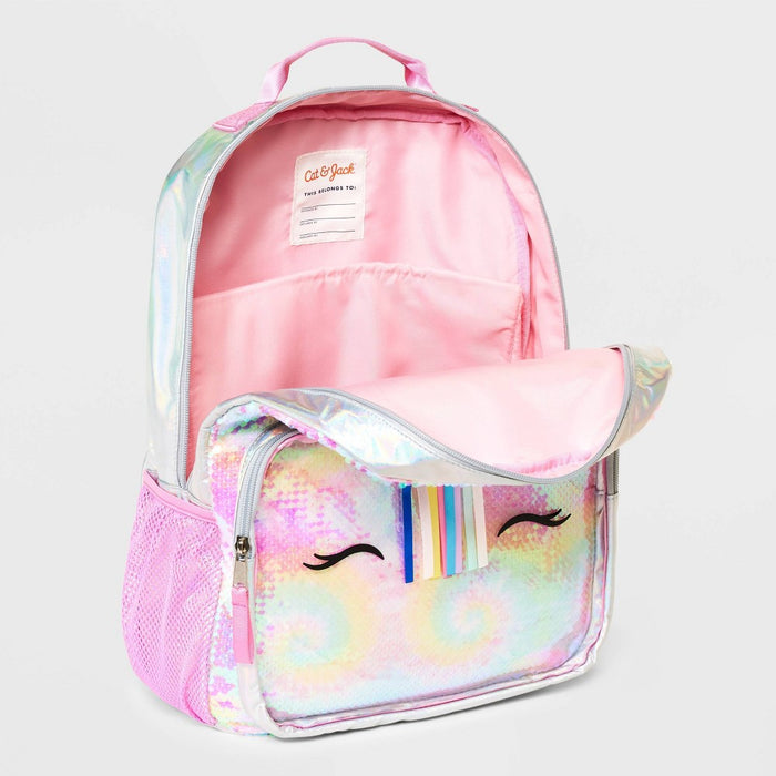 Kids' 16" Flip Sequin Tie-Dye Unicorn Backpack - Cat & Jack