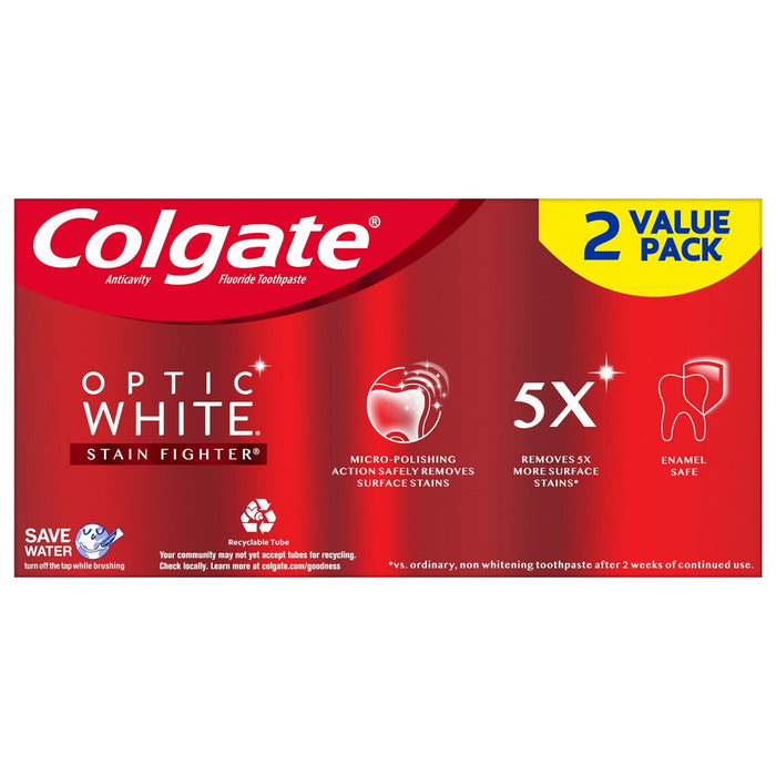 Colgate Stain Fighter Clean Toothpaste Mint - 6oz/2pk
