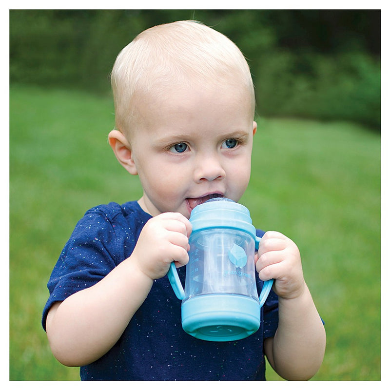 green sprouts Glass Sip & Straw Cup - Green - 4oz