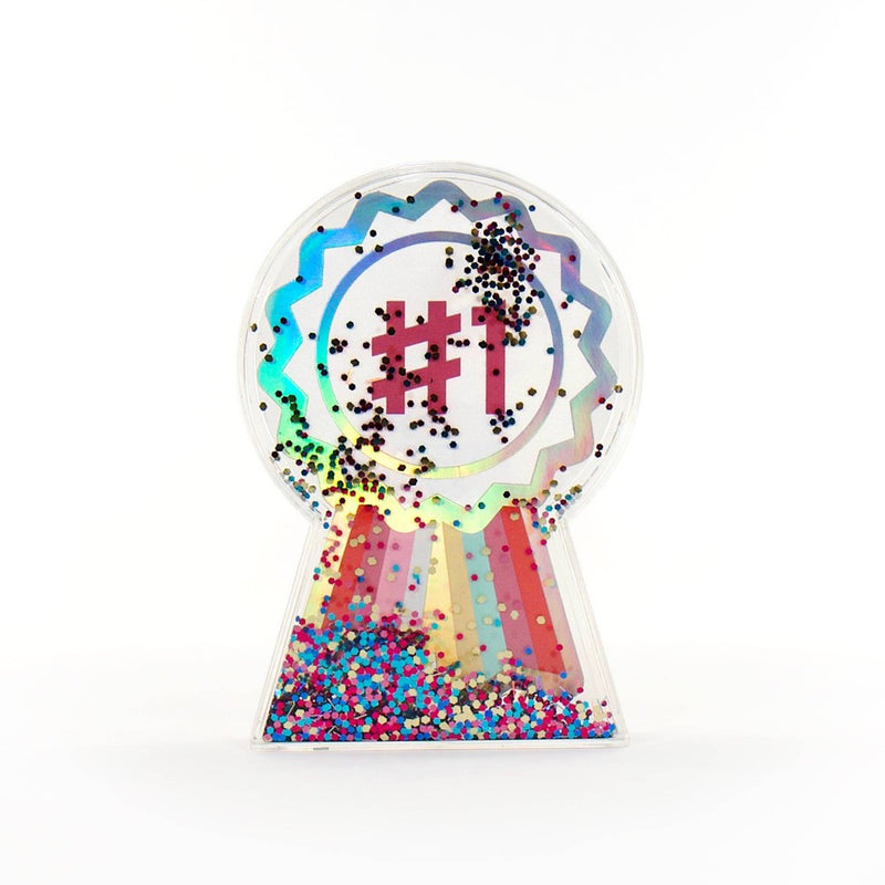 Easter Ribbon Glitter Shaker Trophy