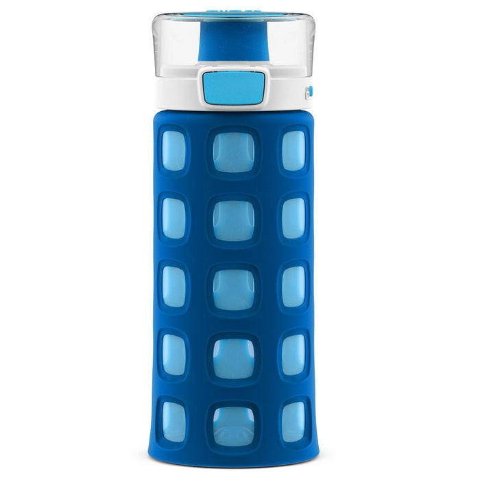 Ello 2pk Dash Plastic Kids' 16oz Water Bottles Blue/Green