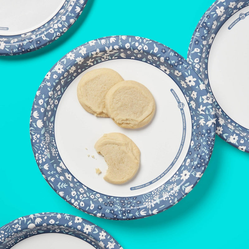 Textured Paper Plate 10" - 54ct - up & up