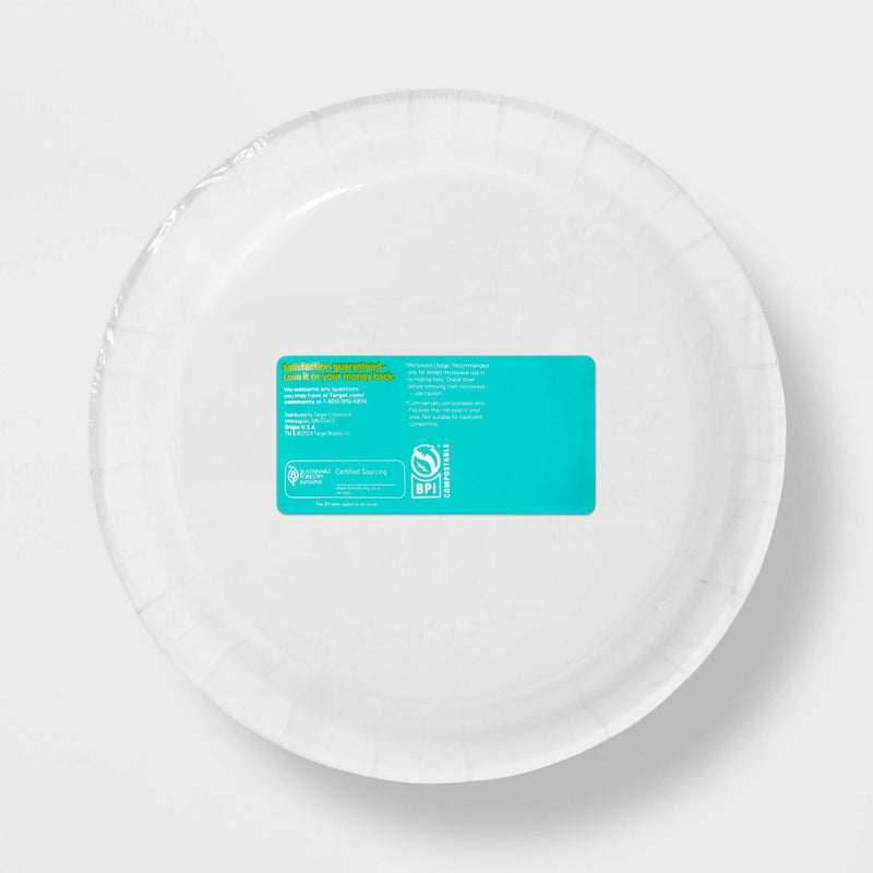 Textured Paper Plate 10" - 54ct - up & up