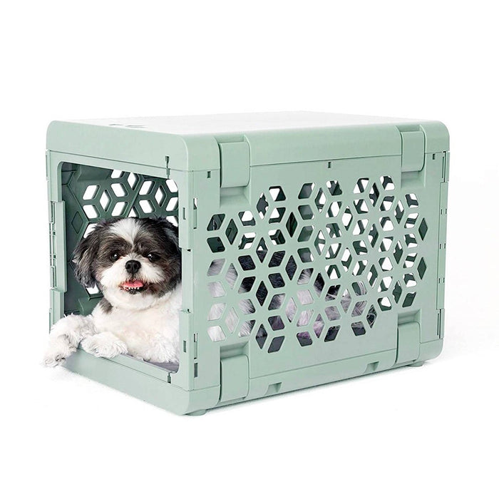 KindTail PAWD Cat and Dog Crate - S - Light Green