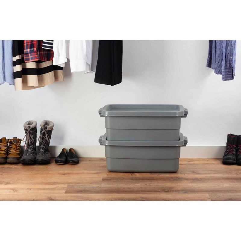 Rubbermaid 10gal Roughneck Storage Tote Gray (LOCAL PICKUP ONLY)