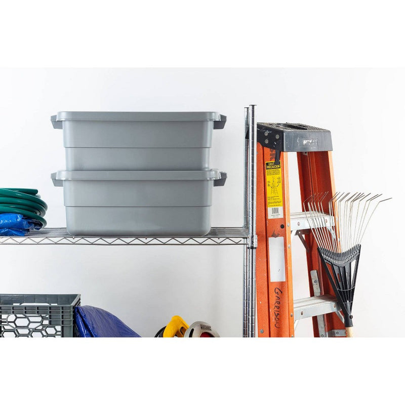 Rubbermaid 10gal Roughneck Storage Tote Gray (LOCAL PICKUP ONLY)