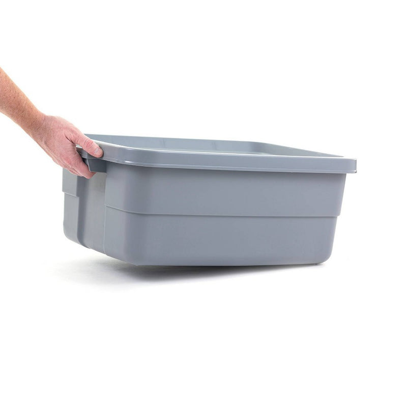 Rubbermaid 10gal Roughneck Storage Tote Gray (LOCAL PICKUP ONLY)