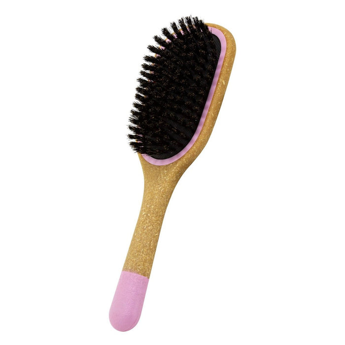 Swissco Wooden Handle Rectangle Paddle Boar Bristles Hair Brush