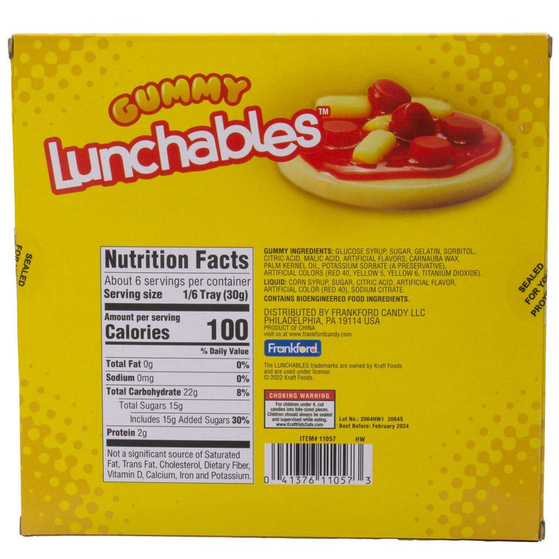 Frankford Gummy Lunchable Pepperoni Pizza - 6.3oz