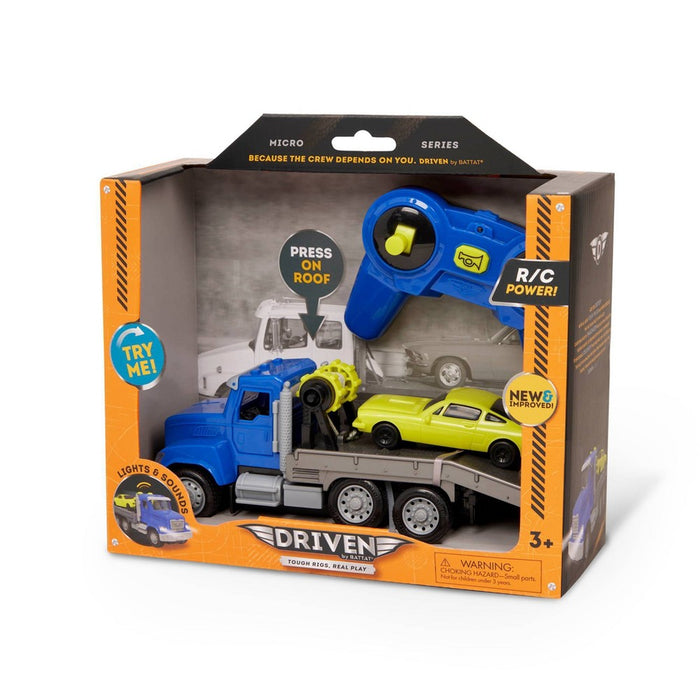 DRIVEN by Battat Micro Series Remote Control Tow Truck