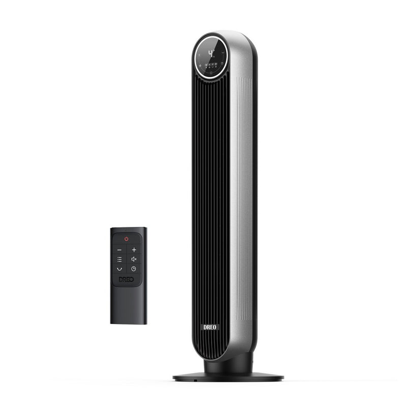 Dreo Nomad 36" Quiet Bladeless Oscillating Tower Fan Black/Silver (LOCAL PICKUP ONLY)