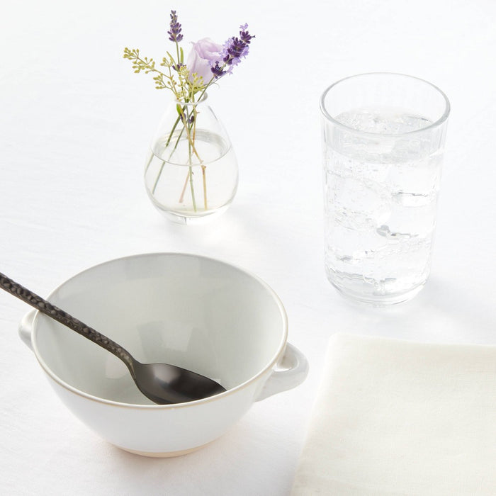 25oz Stoneware Wethersfield Soup Bowl White - Threshold