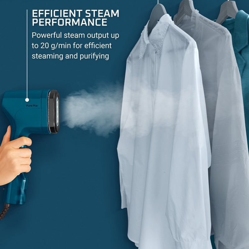 Rowenta Handheld Garment Steamer for Clothes Pure Pop Blue