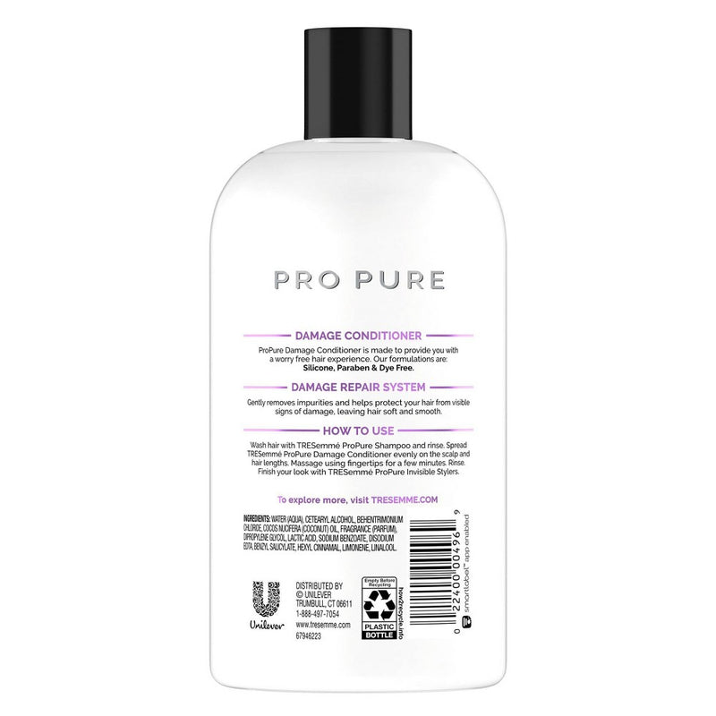 TRESemme Pro Pure Conditioner For Damaged Hair Damage Conditioner - 16 fl oz